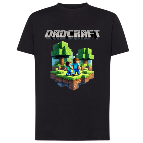 Koszulka męska dzień taty DADCRAFT.png