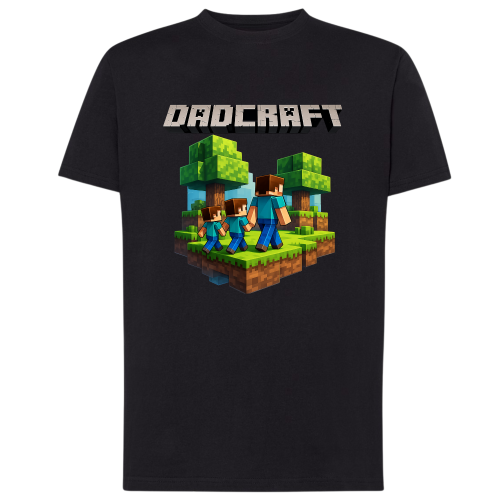 koszulka męska DADCRAFT dzień taty.png