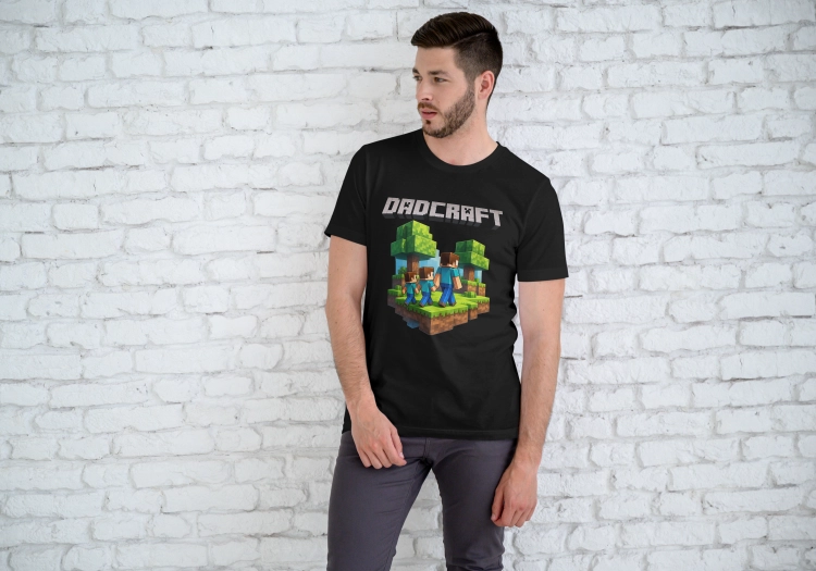 koszulka męska dzień taty MINECRAFT.png