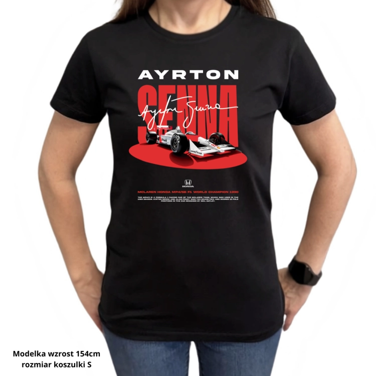 Koszulka Ayrton Senna McLaren Honda MP4/5B Formula 1