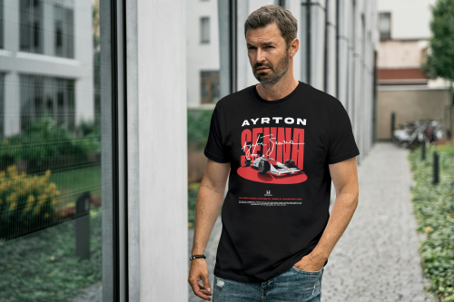 Koszulka Ayrton Senna McLaren Honda MP4/5B Formula 1